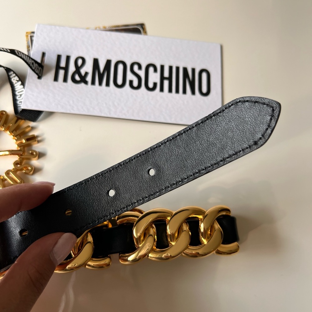 H&M Moschino collab leather belt - Picture 3 of 5